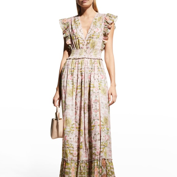 Hemant & Nandita Maya Cotton Paisley Long Dress
